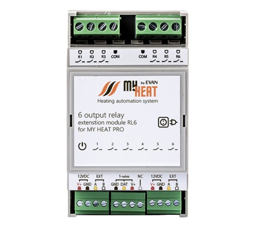 Релейный блок расширения MyHeat RL6 (6291 МайХит) Релейный блок расширения MyHeat RL6 (6291 МайХит)