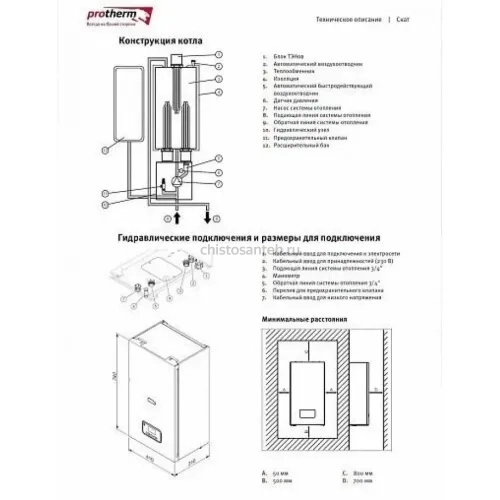 Котел электрический Protherm Скат 6 КE/14 Протерм (0010023646 Протерм)