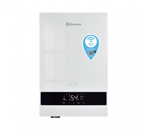 Электрический настенный котел THERMEX Sonne 12 Wi-Fi White (511 705 ТЕРМЕКС) Электрический настенный котел THERMEX Sonne 12 Wi-Fi White (511 705 ТЕРМЕКС)