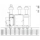 Котел газовый напольный Baxi SLIM 1.490 iN 7E (WSB43149347- Бакси)