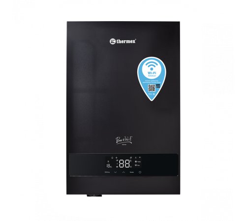 Электрический настенный котел THERMEX Boss 12 Wi-Fi Black (511 702 Термекс) Электрический настенный котел THERMEX Boss 12 Wi-Fi Black (511 702 Термекс)