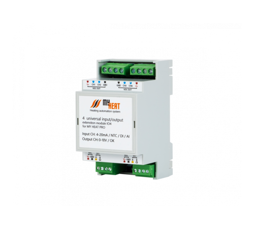 Блок расширения дискретно-аналоговых входов/выходов MyHeat IO4 (6299 Май Хеат) Блок расширения дискретно-аналоговых входов/выходов MyHeat IO4 (6299 Май Хеат)