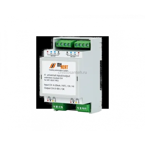 Блок расширения дискретно-аналоговых входов/выходов MyHeat IO4 (6299 Май Хеат)