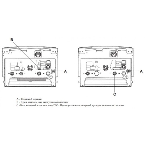 Котел газовый настенный Baxi ECO Four 1.24 (CSE46124354- Бакси)