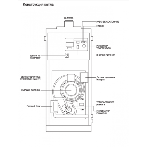 Котел газовый напольный Navien  GST-60 KN GST-60KN (Навиен)