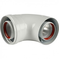 Коаксиальный отвод DN 60/100 90° Baxi (KHG71410141- Бакси)