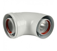 Коаксиальный отвод DN 60/100 90° Baxi (KHG71410141- Бакси)