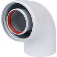Коаксиальный отвод DN 60/100 90° без муфты Baxi (KHG71410151- Бакси)