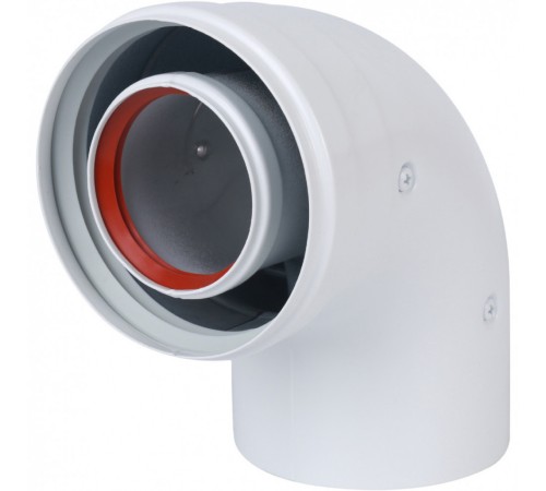 Коаксиальный отвод DN 60/100 90° без муфты Baxi (KHG71410151- Бакси) Коаксиальный отвод DN 60/100 90° без муфты Baxi (KHG71410151- Бакси)