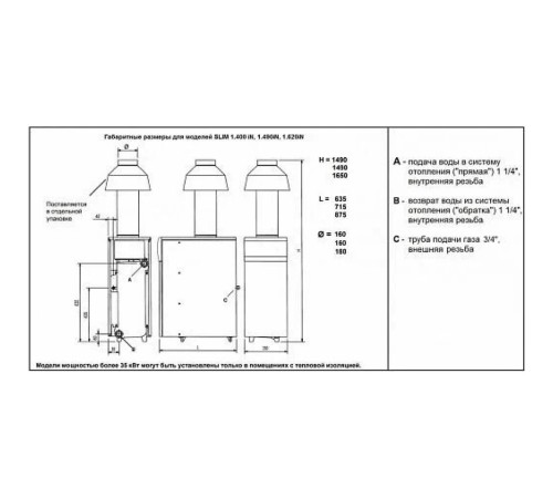 Котел газовый напольный Baxi SLIM 1.620 iN 9E (WSB43162347- Бакси) Котел газовый напольный Baxi SLIM 1.620 iN 9E (WSB43162347- Бакси)