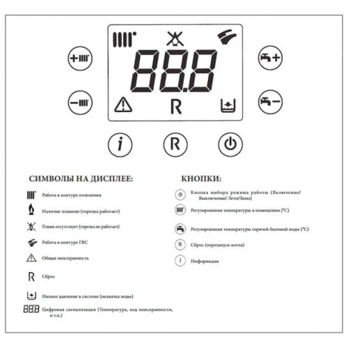 Котел газовый настенный Baxi ECO Four 1.14 F (CSE46514354- Бакси)