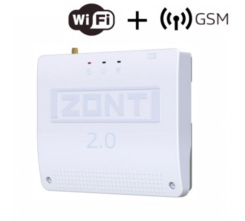 ZONT SMART 2.0 отопительный контроллер для электрических и газовых котлов (ML00004479 Зонт) ZONT SMART 2.0 отопительный контроллер для электрических и газовых котлов (ML00004479 Зонт)