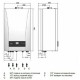 Котел газовый настенный Baxi ECO NOVA 31F (100022347 Бакси)