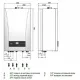 Котел газовый настенный Baxi ECO NOVA 31F (100022347 Бакси)