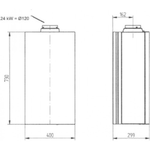 Котел газовый настенный Baxi ECO-4S 1.24F (7659666--)(Бакси)