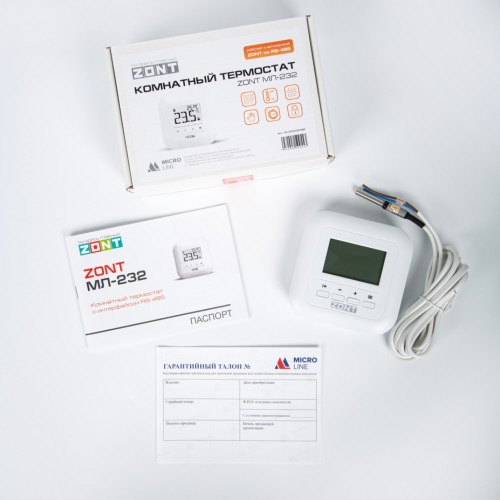 Комнатный термостат ZONT МЛ-232 RS-485 (ML00006088 ЗОНТ)