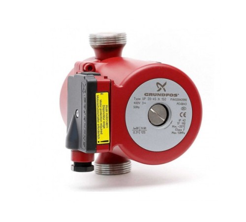 Циркуляционный насос Grundfos UP 20-45 N 150, 1x230 В, 50 Гц, 120 Вт, вход/выход G 1 1/4" PN10