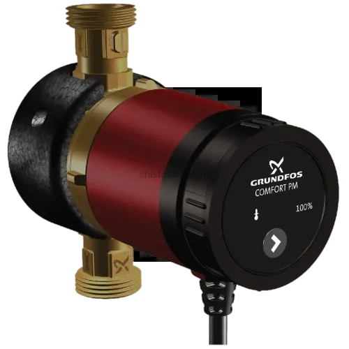 Циркуляционный насос Grundfos COMFORT 15-14 BX PM, 1x230 В, 50 Гц, 7 Вт, вход/выход G 1" PN10