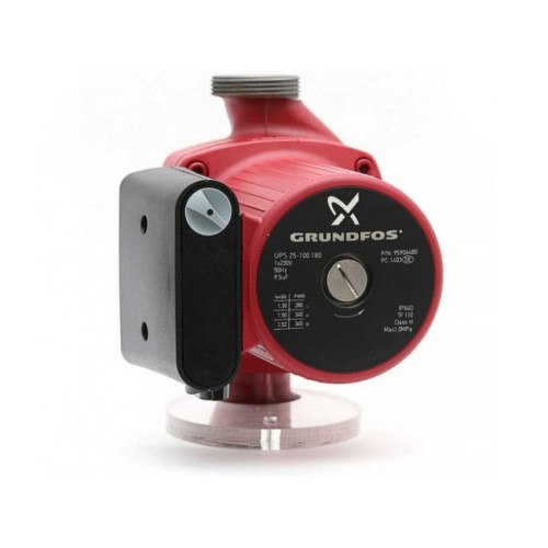 Grundfos Одинарный циркуляционный насос UPS 25-100 180, 1x230 В, 50 Гц, 280/340/345 Вт, вход/выход G 1 1/2