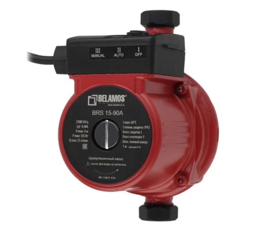 Циркуляционный насос Беламос BRS15/90А (180мм)