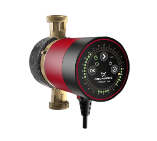 Циркуляционный насос Grundfos COMFORT 15-14 BXDT PM, 1x230 В, 50 Гц, 7 Вт, вход/выход G 1" PN10