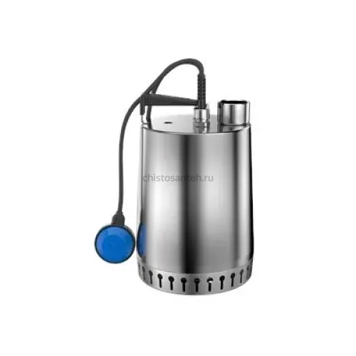 Насос дренажный Grundfos UNILIFT AP12.50.11.A1 Schuko, 96010981, 1x230 В, 50 Гц, 1,7/1,1 кВт, выход Rp 2", кабель-10 м, корпус и колесо-нержавеющая сталь