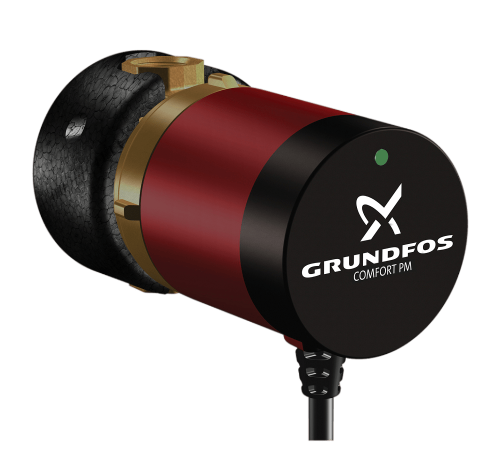 Циркуляционный насос Grundfos COMFORT 15-14 B PM, 1x230 В, 50 Гц, 7 Вт, вход/выход Rp 1/2" PN10