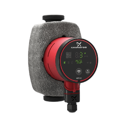 Grundfos Циркуляционный насос ALPHA3 25-60 180, 1x230 В, 50 Гц, 3-34 Вт, вход/выход G 1 1/2” PN10, монтажная длина L=180 мм, корпус-чугун, колесо-композит