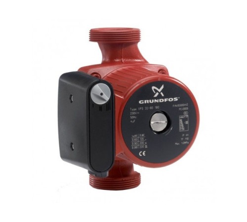 Одинарный циркуляционный насос Grundfos UPS 32-80 180, 1x230 В, 50 Гц, 135/200/220 Вт, вход/выход G 2" PN10