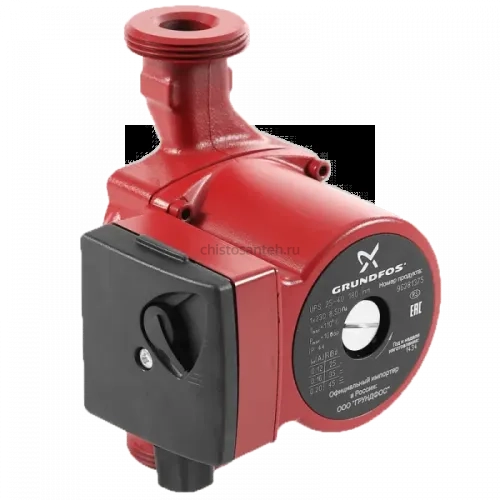 Циркуляционный насос Grundfos UP 20-15 N 150, 1x230 В, 50 Гц, 65 Вт, вход/выход G 1 1/4" PN10