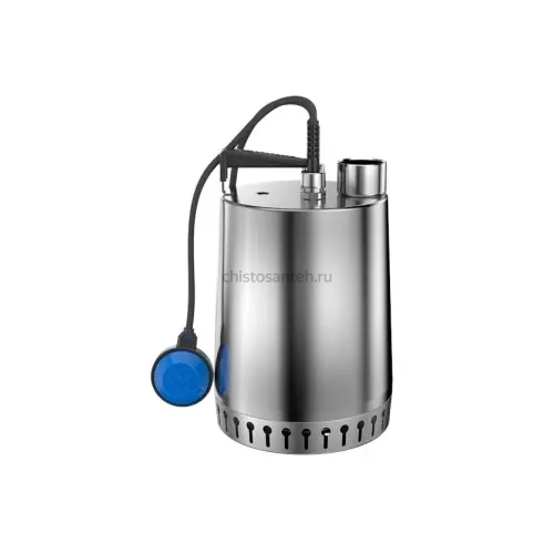 Насос дренажный Grundfos UNILIFT AP12.50.11.1 Schuko, 96001958, 1x230 В, 50 Гц, 1,7/1,1 кВт, выход Rp 2", кабель-10 м, корпус и колесо-нержавеющая сталь
