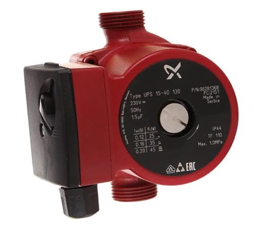 Grundfos Одинарный циркуляционный насос UPS 15-40 130, 1x230 В, 50 Гц, 25/35/45 Вт, вход/выход G 1 Grundfos Одинарный циркуляционный насос UPS 15-40 130, 1x230 В, 50 Гц, 25/35/45 Вт, вход/выход G 1