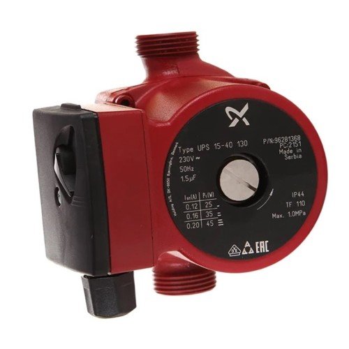 Grundfos Одинарный циркуляционный насос UPS 15-40 130, 1x230 В, 50 Гц, 25/35/45 Вт, вход/выход G 1