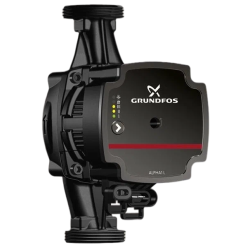 Grundfos Циркуляционный насос ALPHA1L 25-40 180, 1x230 В, 50 Гц, 4-25 Вт, вход/выход G 1 1/2” PN10, монтажная длина L=180 мм, корпус-чугун, колесо-композит