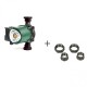 Насос циркуляционный бытовой DAB VA 25/130 + гайки UNION KIT 1 1/2