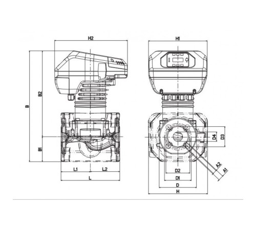 Насос циркуляционный промышленный DAB EVOPLUS B 100/220.40 M