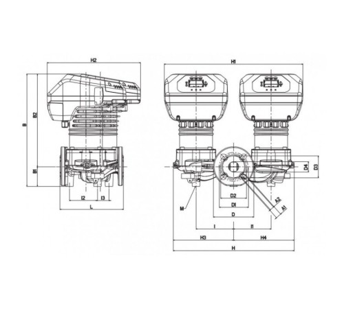 Насос циркуляционный промышленный DAB EVOPLUS D 120/250.40 M