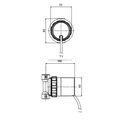 Насос циркуляционный бытовой DAB EVOSTA 2 SAN VORTEX 11/85 R