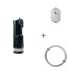 Насос колодезный DAB DIVERTRON 1000 M + бак + трос 60122623, 0-14-0350, трос15м