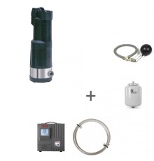 Насос колодезный DAB DIVERTRON X 1000 M + поплавок + бак + трос + стабилизатор 60122625, 60187735, 60180610, 0-14-0350, трос15м, 63/6/5