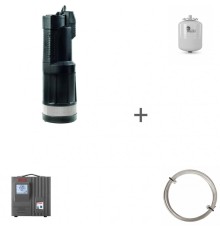 Насос колодезный DAB DIVERTRON 1200 M + бак + трос + стабилизатор 60122626, 0-14-0350, трос15м, 63/6/5