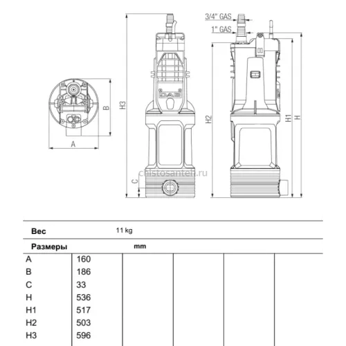 Насос колодезный DAB DIVERTRON X 900 M 60208443