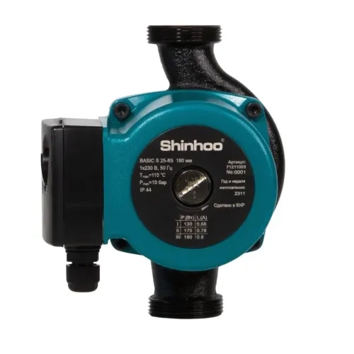 Циркуляционный насос Shinhoo BASIC S 25-8S 180 1x230V, 71211003