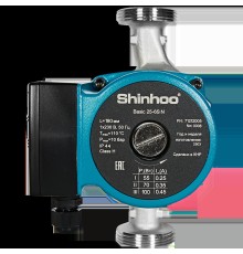Циркуляционный насос Shinhoo BASIC 25-6S N 180 1x230V с "мокрым" ротором, 71212005