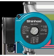 Циркуляционный насос Shinhoo BASIC 25-8S N 180 1x230V с "мокрым" ротором, 71212006