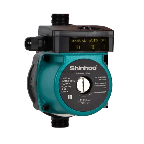 Циркуляционный насос Shinhoo PROMO 15-12A, 71411002