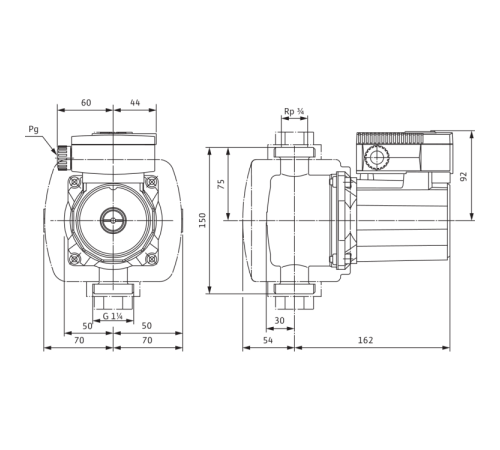 Циркуляционный насос Wilo TOP-Z 20/4 (3~400 V, PN 10, Inox) 2045520