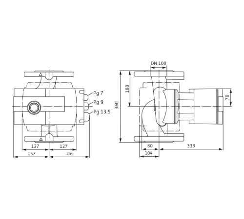Циркуляционный насос Wilo Stratos 100/1-12 PN16 2069578