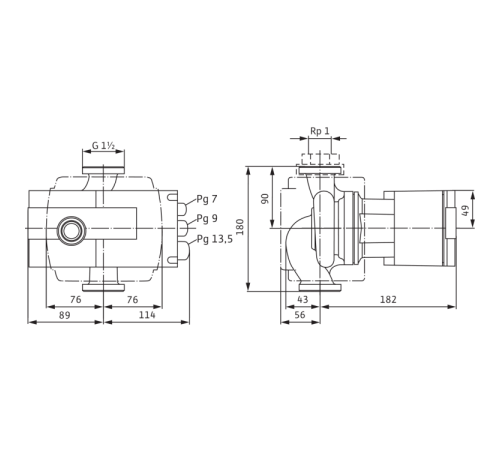 Циркуляционный насос Wilo Stratos-Z 25/1-8 RG PN16 2069758