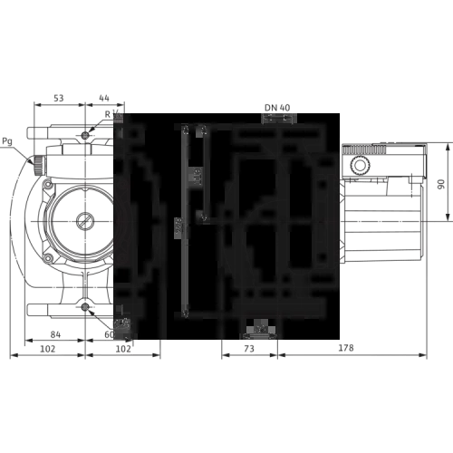 Циркуляционный насос Wilo TOP-S 40/4 DM PN6/10 (3~400/230 V) 2080041